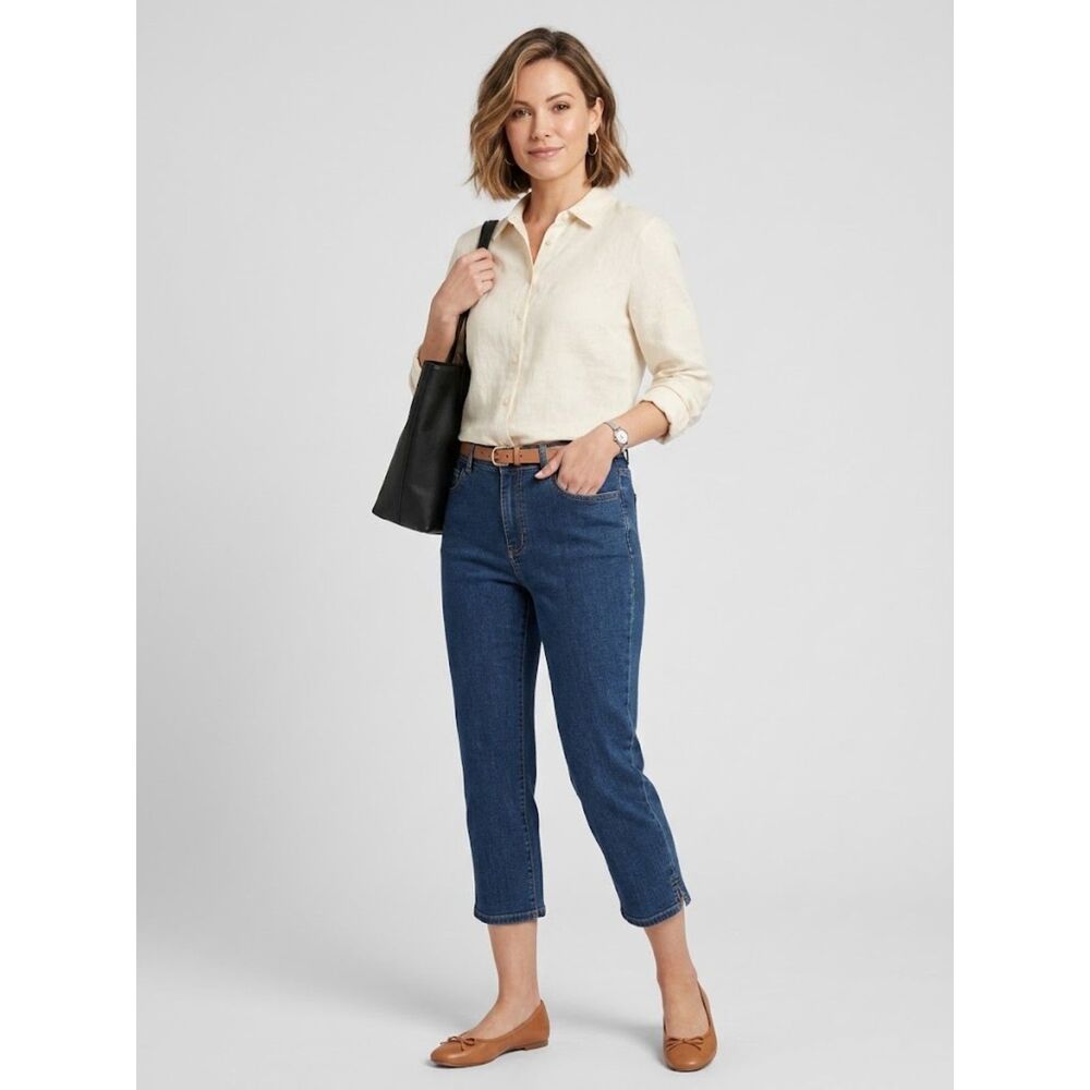 NWT Gloria Vanderbilt Amanda Classic Fit Capri Jeans Size 10P